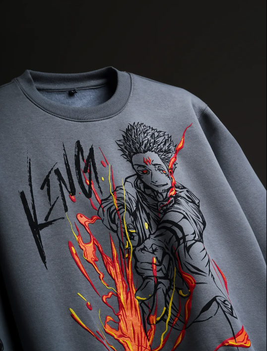 “KING” Anime Firestrike Sweatshirt