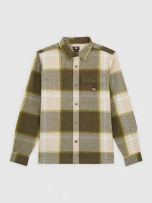 Earth Brown Fade Check Flannel Shirt