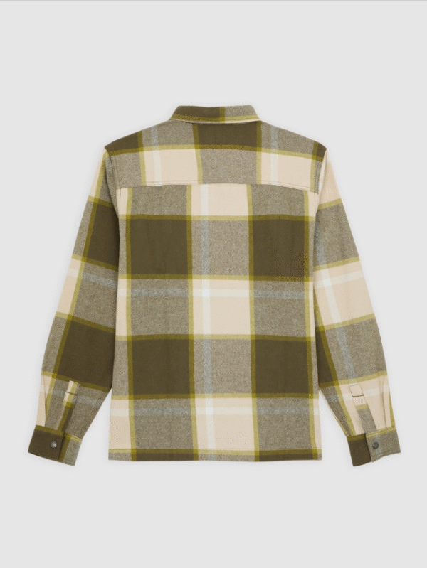Earth Brown Fade Check Flannel Shirt