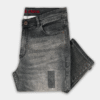 Smoke Grey Fade Slim-Fit Denim