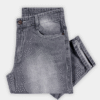 Smoke Grey Fade Slim-Fit Denim