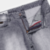 Smoke Grey Fade Slim-Fit Denim