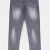 Smoke Grey Fade Slim-Fit Denim