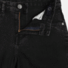 Jet Black Straight-Fit Jeans