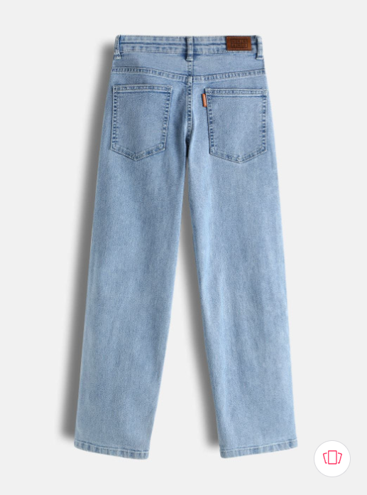 Light Blue Straight-Fit Jeans