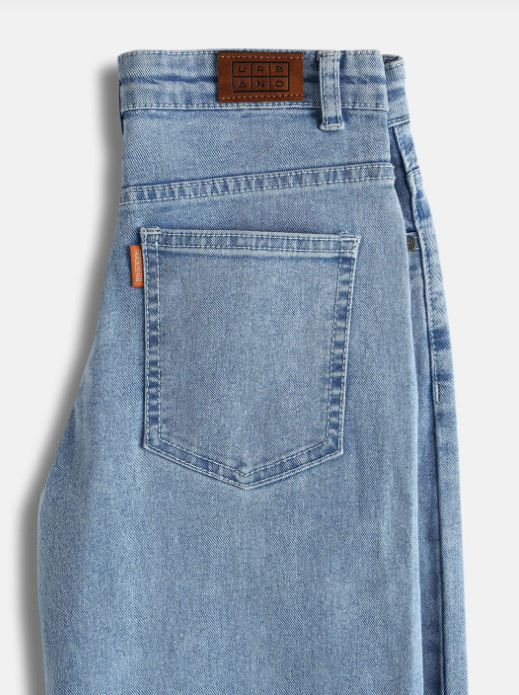 Light Blue Straight-Fit Jeans