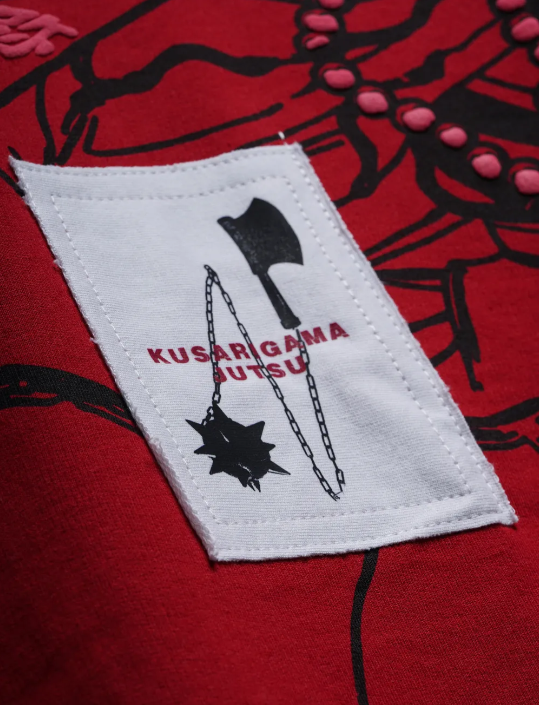 Screenshot 2025-11-25 171324 Red Graphic Oversized Tee – Demon Warrior