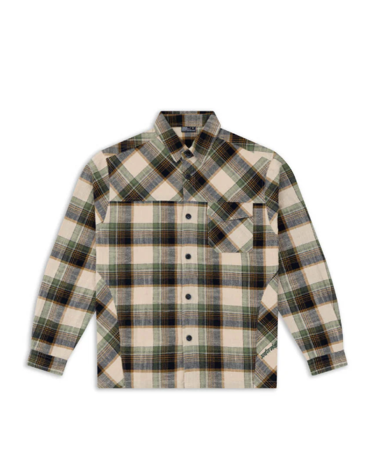 Screenshot 2025-11-25 174441 VINTAGE GREEN PLAID FLANNEL SHIRT