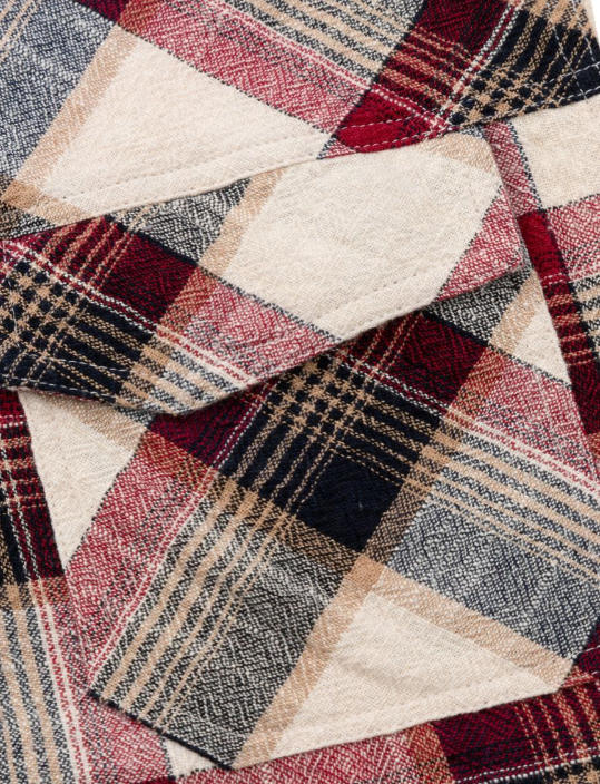 Screenshot 2025-11-25 174816 BURGUNDY WOODLAND PLAID FLANNEL