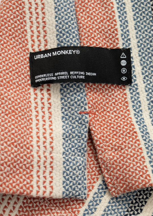 RESORT STRIPED CUBAN COLLAR SHIRT