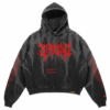 Dark Street Hoodie – Acid Wash Black