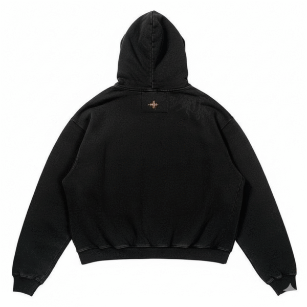 Generated Image January 05, 2026 - 12_36PM Graphic Street Hoodie – Black with Abstract