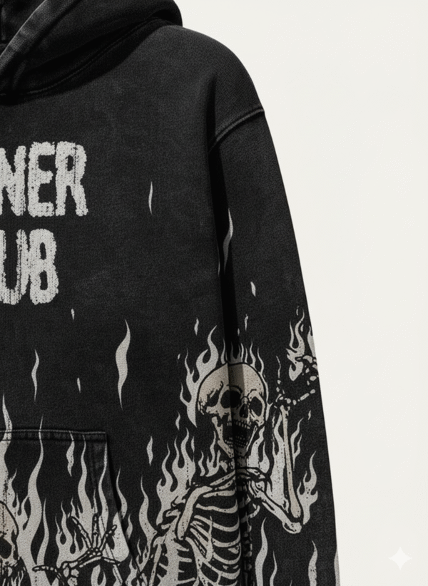 Gothic Street Hoodie – “Sinner Club”